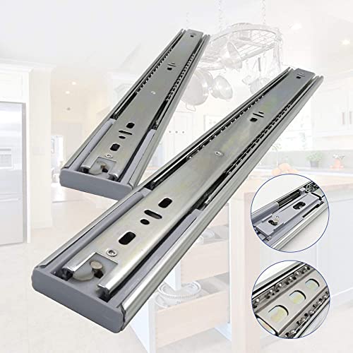 CABINETRTA Full Extension Drawer Slides Side Mount Heavy Duty 99 Pound Load Capacity (20 inch)