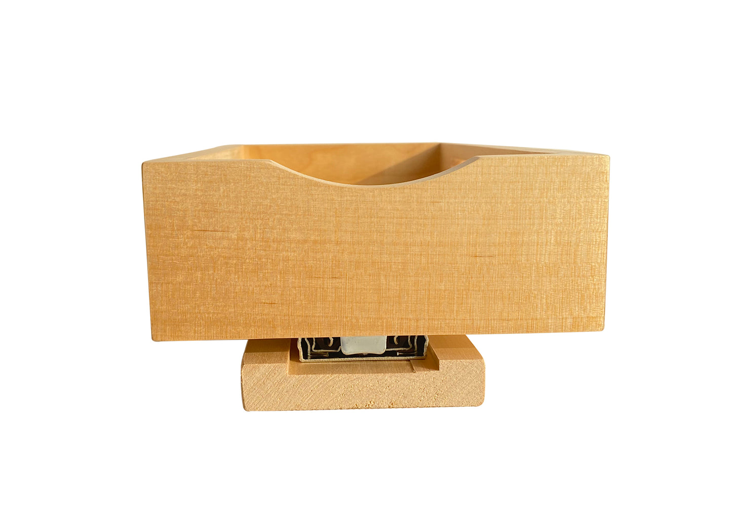 B5 Bottom-mount Wood Pull Out Spice Rack Drawer Shelf for Upper Kitchen Cabinets and Pantry Closet, for Spices, Sauces, Canned Food etc…