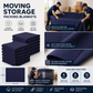 Moving Storage -Packing Blanket/Tarps, 80" x 72" Durable Polyester Material, Multi-Packs