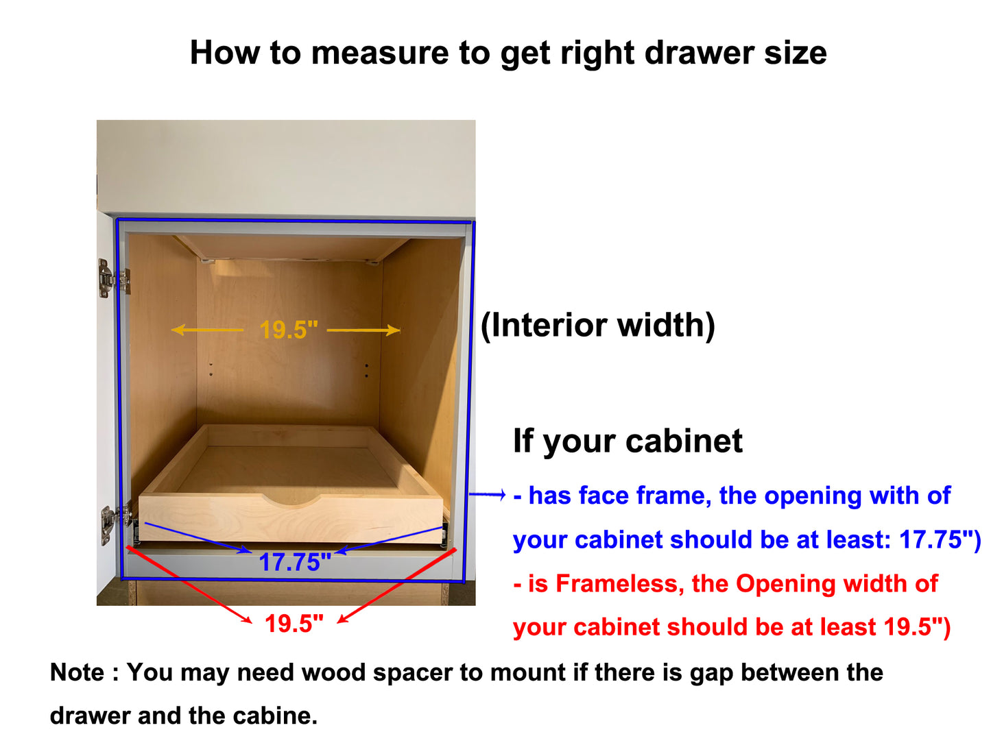 Couver | Pull Out Tray | Bottom Mount | Side Mount | Birch Cabinet Drawer | Slide Out Shelves | Roll Out Cabinet Organizer