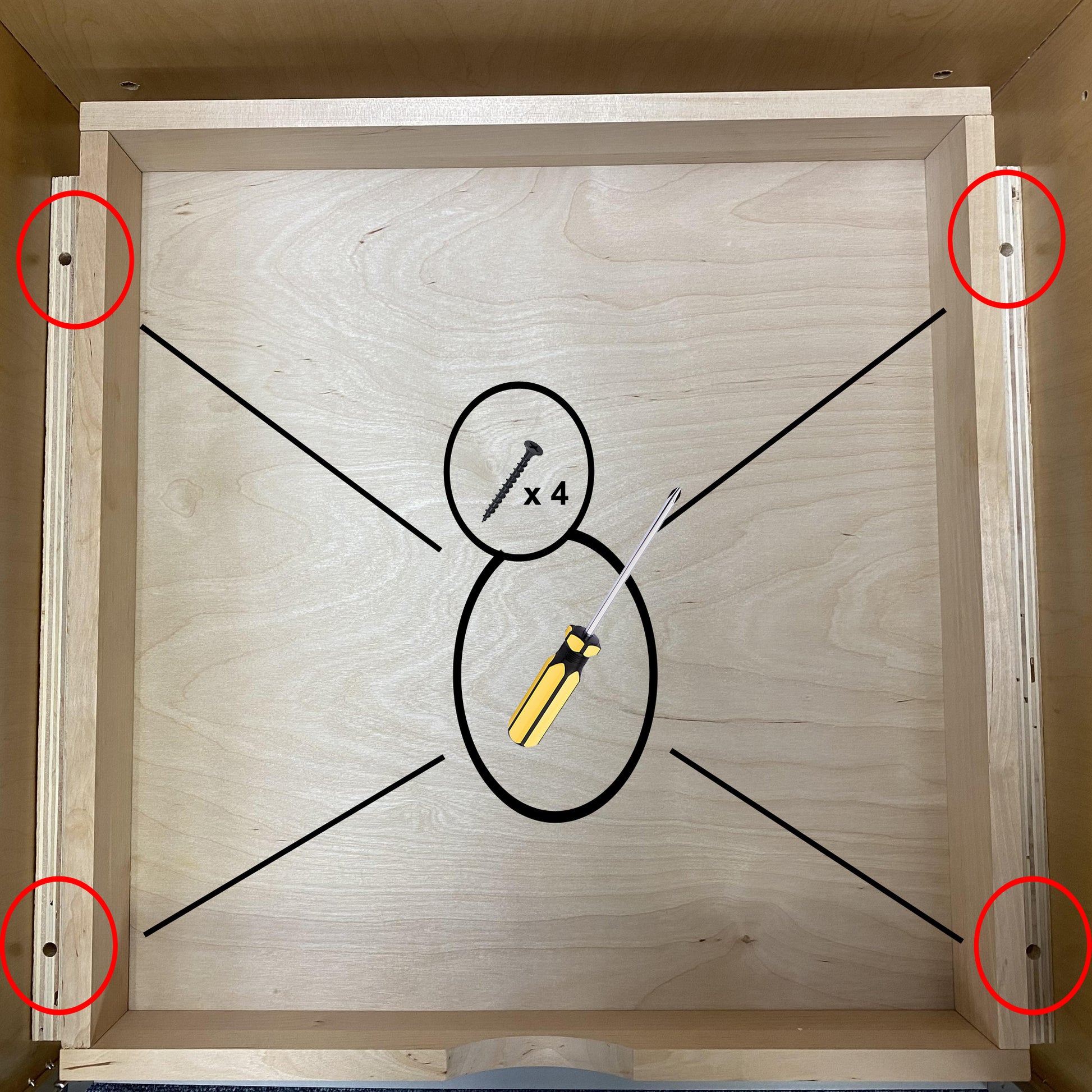 Couver, Pull Out Tray, Bottom Mount, Side Mount