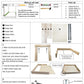 B18~B36 DIY Slide Out Cabinet Shelf Pull-Out Wood Drawer Storage
